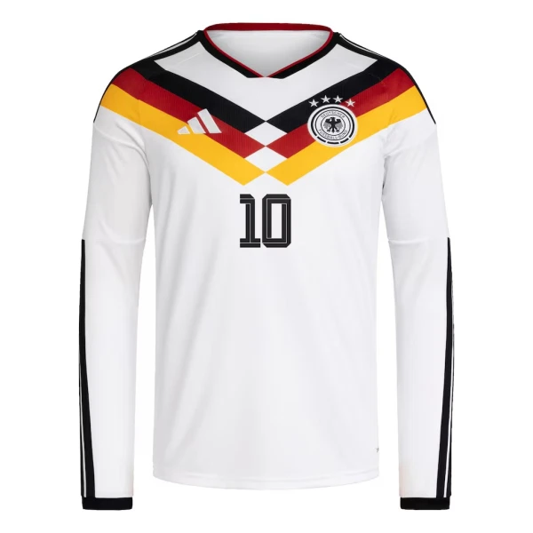 Maillot Manches Longues Allemagne Musiala 10 Homme Domicile Coupe du Monde 2026