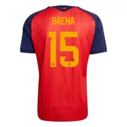 Maillot Espagne Baena 15 Homme Domicile Coupe du Monde 2026