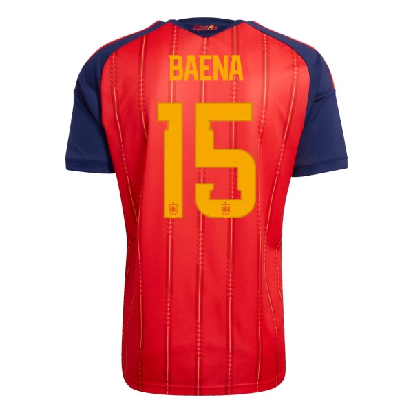 Maillot Espagne Baena 15 Homme Domicile Coupe du Monde 2026