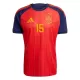 Maillot Espagne Baena 15 Homme Domicile Coupe du Monde 2026