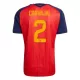 Maillot Espagne Carvajal 2 Homme Domicile Coupe du Monde 2026