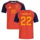 Maillot Espagne Cucurella 22 Homme Domicile Coupe du Monde 2026