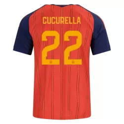Maillot Espagne Cucurella 22 Homme Domicile Coupe du Monde 2026