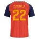 Maillot Espagne Cucurella 22 Homme Domicile Coupe du Monde 2026