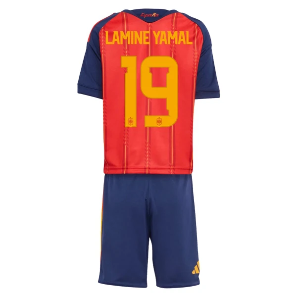 Maillot Espagne Lamine Yamal 19 Enfant Domicile Coupe du Monde 2026