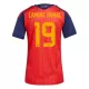 Maillot Espagne Lamine Yamal 19 Femme Domicile Coupe du Monde 2026
