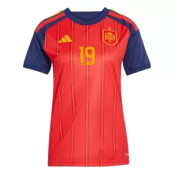 Maillot Espagne Lamine Yamal 19 Femme Domicile Coupe du Monde 2026
