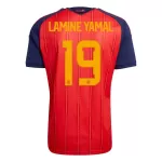 Maillot Espagne Lamine Yamal 19 Homme Domicile Coupe du Monde 2026