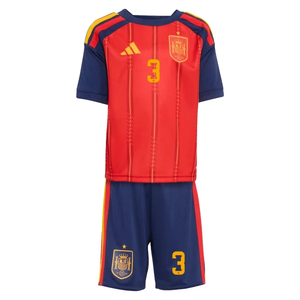 Maillot Espagne Le Normand 3 Enfant Domicile Coupe du Monde 2026