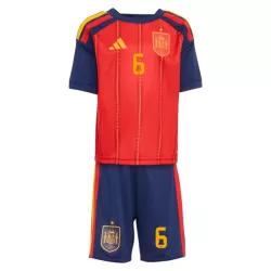 Maillot Espagne Merino 6 Enfant Domicile Coupe du Monde 2026