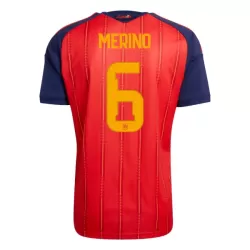 Maillot Espagne Merino 6 Homme Domicile Coupe du Monde 2026