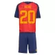Maillot Espagne Pedri 20 Enfant Domicile Coupe du Monde 2026