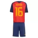 Maillot Espagne Rodrigo 16 Enfant Domicile Coupe du Monde 2026