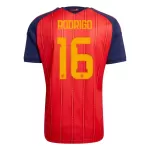 Maillot Espagne Rodrigo 16 Homme Domicile Coupe du Monde 2026