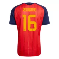 Maillot Espagne Rodrigo 16 Homme Domicile Coupe du Monde 2026