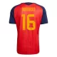 Maillot Espagne Rodrigo 16 Homme Domicile Coupe du Monde 2026