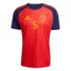Maillot Espagne Vivian 5 Homme Domicile Coupe du Monde 2026
