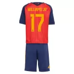 Maillot Espagne Williams JR 17 Enfant Domicile Coupe du Monde 2026