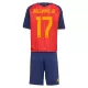 Maillot Espagne Williams JR 17 Enfant Domicile Coupe du Monde 2026
