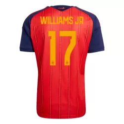 Maillot Espagne Williams JR 17 Homme Domicile Coupe du Monde 2026
