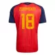 Maillot Espagne ZUBIMENDI 18 Homme Domicile Coupe du Monde 2026
