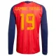 Maillot Manches Longues Espagne Lamine Yamal 19 Homme Domicile Coupe du Monde 2026