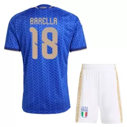 Maillot Italie Barella 18 Enfant Domicile Coupe du Monde 2026