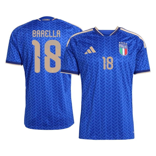 Maillot Italie Barella 18 Homme Domicile Coupe du Monde 2026