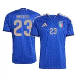 Maillot Italie Bastoni 23 Homme Domicile Coupe du Monde 2026