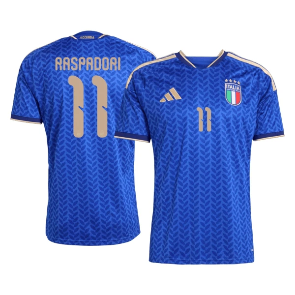 Maillot Italie Raspadori 11 Homme Domicile Coupe du Monde 2026