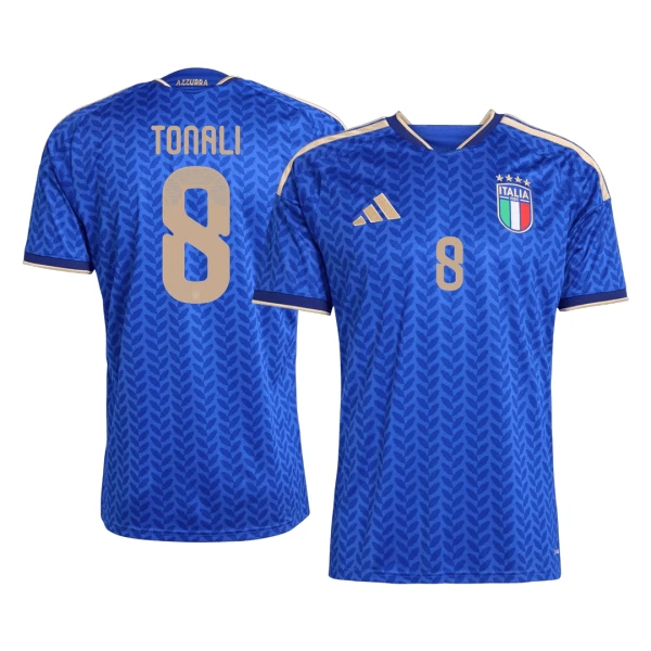 Maillot Italie Tonali 8 Homme Domicile Coupe du Monde 2026