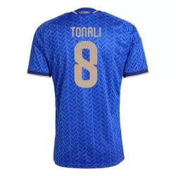 Maillot Italie Tonali 8 Homme Domicile Coupe du Monde 2026