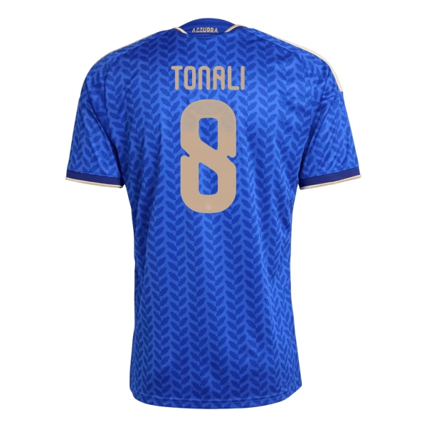 Maillot Italie Tonali 8 Homme Domicile Coupe du Monde 2026