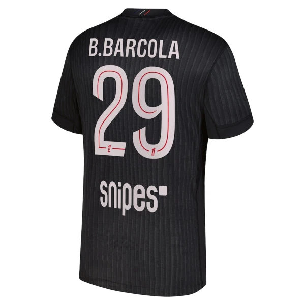 Maillot Paris Saint-Germain B. Barcola 29 Homme Fourth Jordan 2025-26