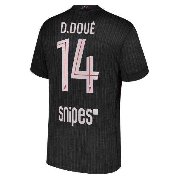 Maillot Paris Saint-Germain D. Doue 14 Homme Fourth Jordan 2025-26