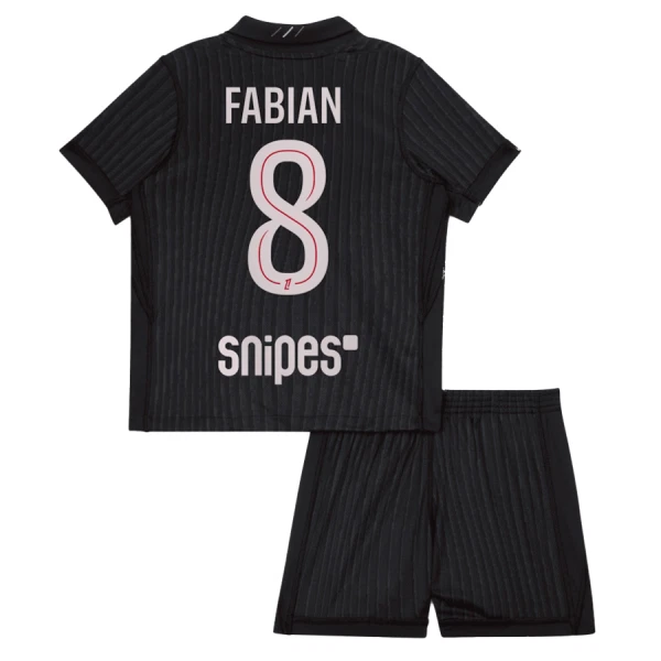 Maillot Paris Saint-Germain Fabian 8 Enfant Fourth Jordan 2025-26 Maillot Paris Saint-Germain Fabian 8 Enfant Fourth Jordan 2025-26