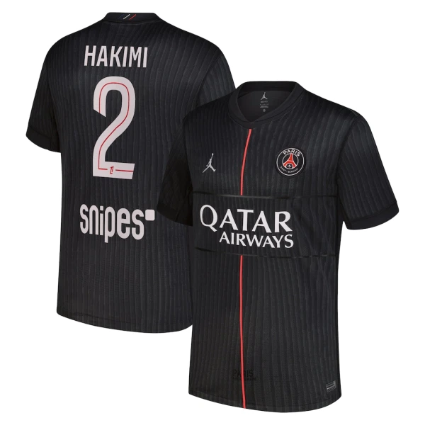 Maillot Paris Saint-Germain Hakimi 2 Homme Fourth Jordan 2025-26