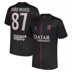 Maillot Paris Saint-Germain Joao Neves 87 Homme Fourth Jordan 2025-26