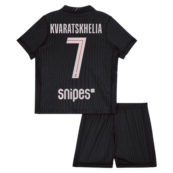 Maillot Paris Saint-Germain Kvaratskhelia 7 Enfant Fourth Jordan 2025-26 Maillot Paris Saint-Germain Kvaratskhelia 7 Enfant Fourth Jordan 2025-26