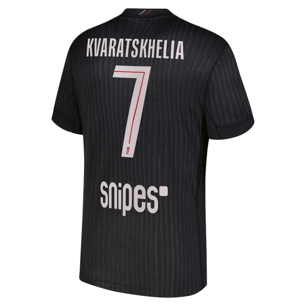 Maillot Paris Saint-Germain Kvaratskhelia 7 Homme Fourth Jordan 2025-26