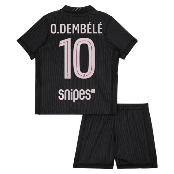 Maillot Paris Saint-Germain O. Dembele 10 Enfant Fourth Jordan 2025-26