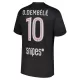 Maillot Paris Saint-Germain O. Dembele 10 Homme Fourth Jordan 2025-26