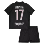 Maillot Paris Saint-Germain Vitinha 17 Enfant Fourth Jordan 2025-26