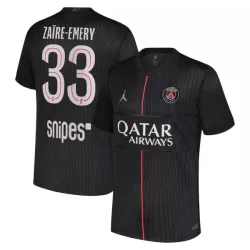 Maillot Paris Saint-Germain Zaire-Emery 33 Homme Fourth Jordan 2025-26
