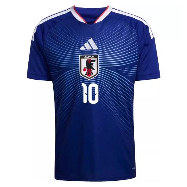Maillot Japon Kubo 10 Homme Domicile Coupe du Monde 2026