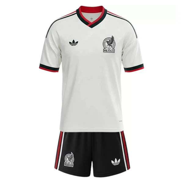 Maillot Mexique Enfant Extérieur Coupe du Monde 2026
