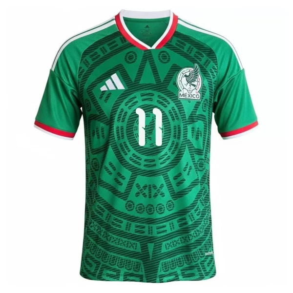 Maillot Mexique S.Gimenez 11 Homme Domicile Coupe du Monde 2026