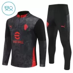 AC Milan Sweat d'Entraînement Enfant 2025-26 Quart-Zip Noire