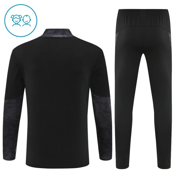 AC Milan Sweat d'Entraînement Enfant 2025-26 Quart-Zip Noire