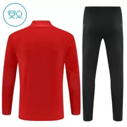 AC Milan Sweat d'Entraînement Enfant 2025-26 Quart-Zip Rouge
